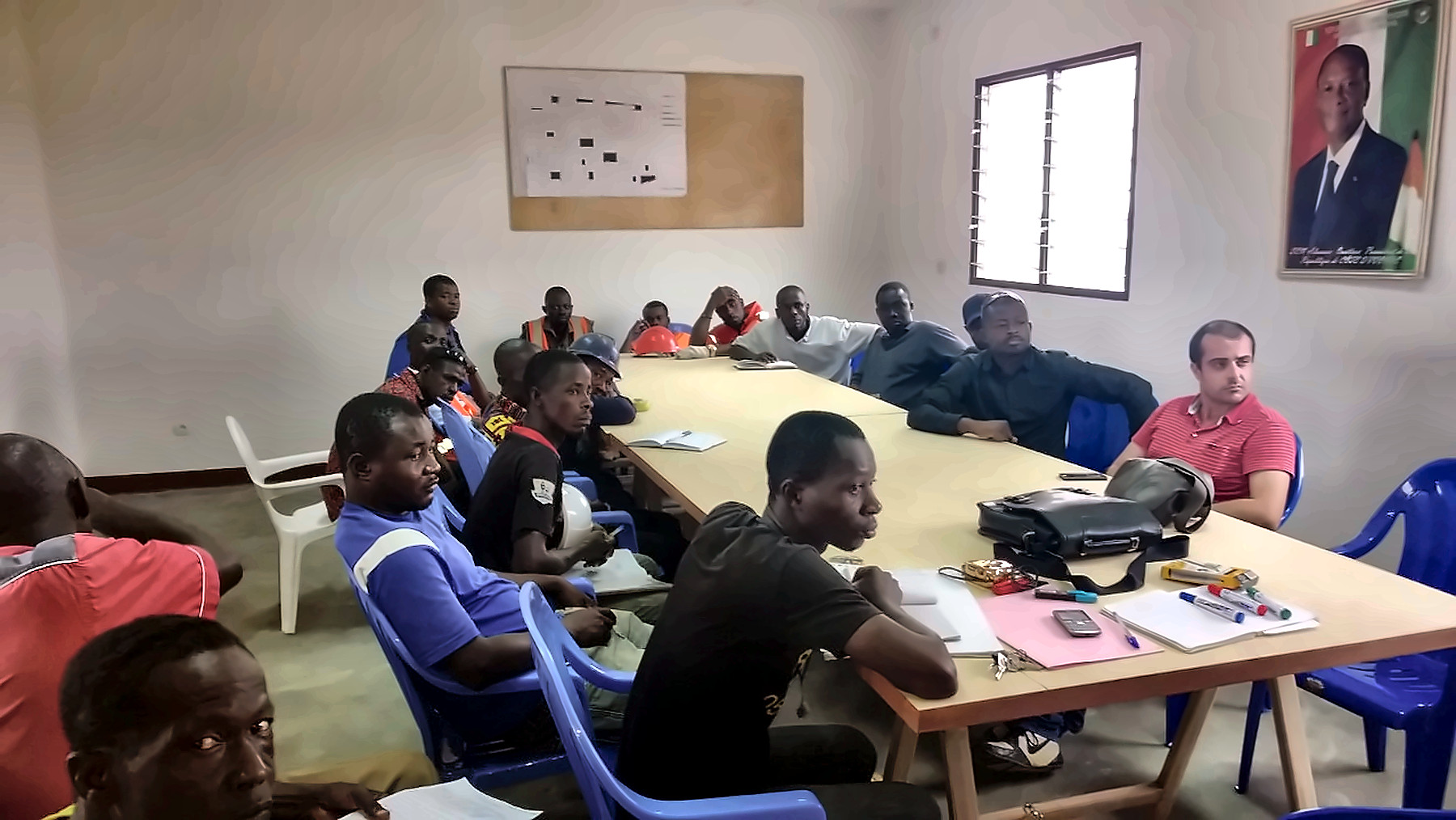 Équipe Firenze en salle de projet