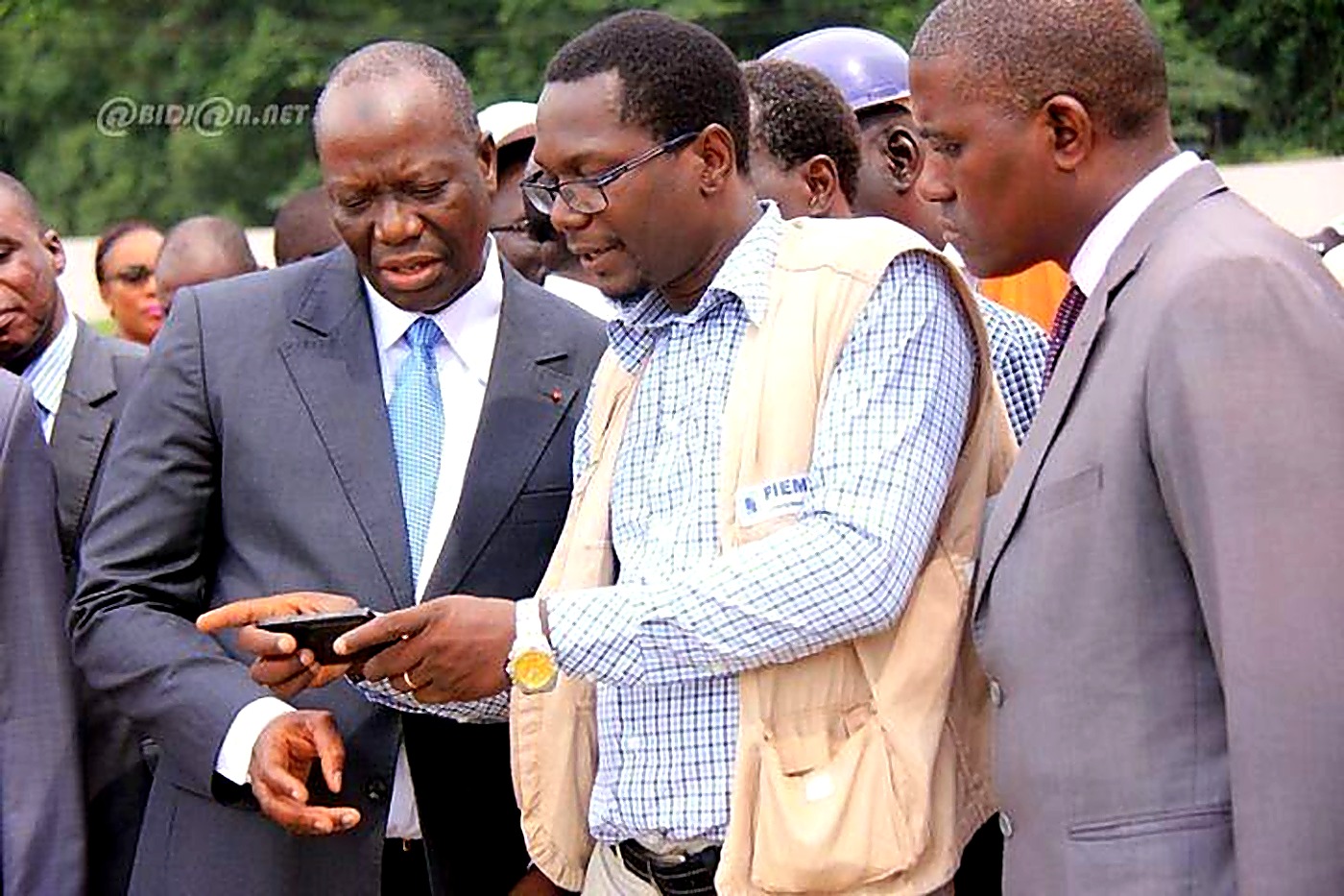 Présentation terrain aux autorités et partenaires